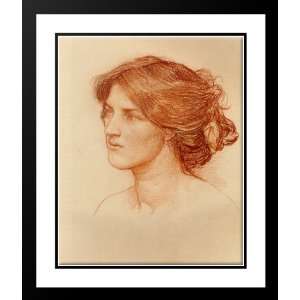Waterhouse, John William 28x34 Framed and Double Matted Study For 