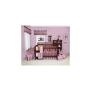  Trend Lab 101524 Pink Maya Crib Bedding Set (4 Pc.) Baby
