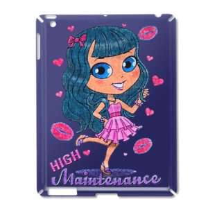   Case Royal Blue of High Maintenance Girl with Kisses 