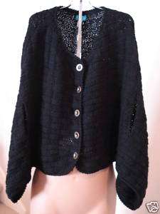 Helen Welsh Poncho sweater NWT (One Size) Orig $90  