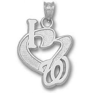  Washington Nationals Sterling Silver I Heart W 3/4 
