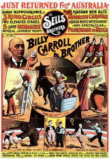 The Clowns Frolics Circus Poster  