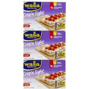 Wasa Crisp n Light Grain, Boxes, 4.4 Grocery & Gourmet Food