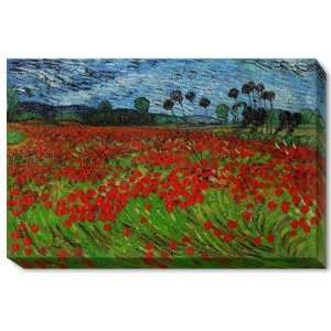   Art Van Gogh, Field of Poppies   38W x 28H in 