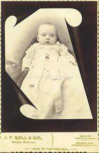 CABINET CARD PHOTO by BLACK PHOTOGRAPHER J.P. BALL POST MORTEM 