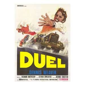  Duel Movie Poster (27 x 40 Inches   69cm x 102cm) (1971 