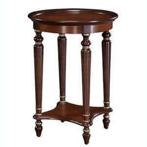   Masterpiece End Table with Reeded Legs and Veneer Top