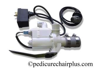 Power Drain Discharge Pump kit for Spa Pedicure Chairs  