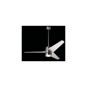   Company VEL BN 50 NK NL 001 Velo 3 Blade Ceiling Fan in Bright Nickel