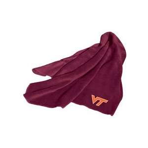  Virginia Tech University Hokies Fleece Throw Blanket 