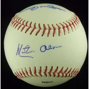 Jesus Alou Autographed Baseball   Matty & AL PSA COA   Autographed 