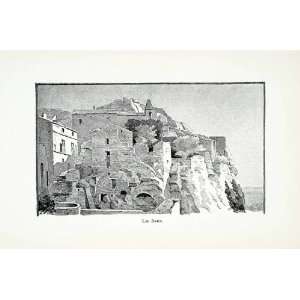 1891 Halftone Print Les Baux Provence Commune Alpilles Architecture 