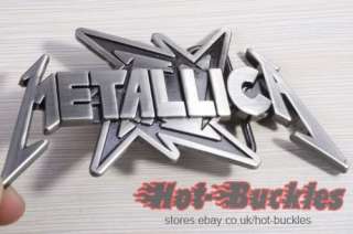 NWT Metallica Rock Roll Music Mens Belt Buckle Xmas Gift N10T  