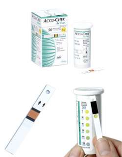 ACCU CHEK Active 100 Test Strips New Sealed   