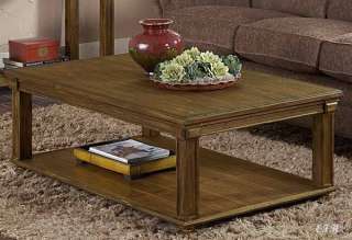 NEW ARDENWOOD RUSTIC WEATHERED FINISH WOOD COFFEE TABLE  