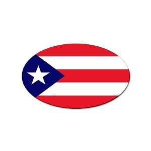  Puerto Rico Flag Oval Magnet