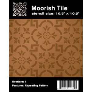  Moorish Tile Wall Stencil