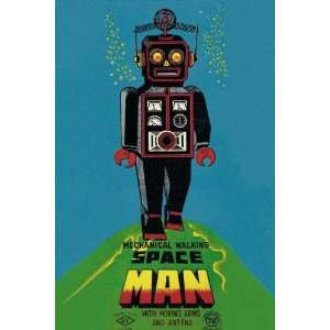   By Buyenlarge Mechanical Walking Spaceman 20x30 poster