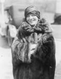 1920s photo Jean Acker, in fur coat  