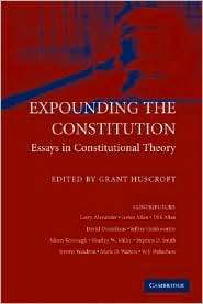   Theory, (0521887410), Grant Huscroft, Textbooks   