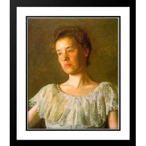  Eakins, Thomas 28x34 Framed and Double Matted Portrait of 