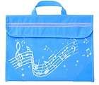 Musicwear Wavy Stave Music Bag Light Blue