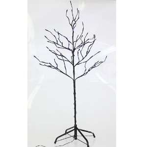   Lighted Brown Twig Tree Decoration   Cool White Lights