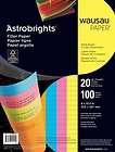 Wausau Astrobrights Wide Ruled Filler Paper Assortment, 100 Count, 8 