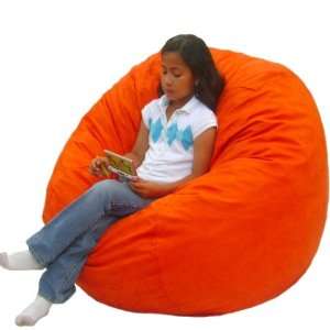  3 feet Pumpkin Cozy Sac Bean Bag Chair Love Seat