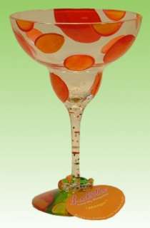 Mango Love My Margarita Glass Lolita Stemware New  