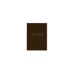  100 Embossed Presentation Folders, Chocolate Truffle, 9 in. x 12 in