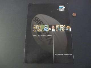 Power 2002 Annual Report Port Adelaide Football Club  