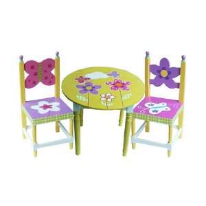  Blooming Garden Table and 2 Chairs