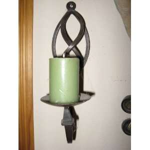  Black Wrought Iron Candle Holders