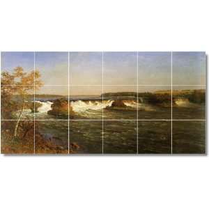  Albert Bierstadt Waterfalls Custom Tile Mural 25  36x72 