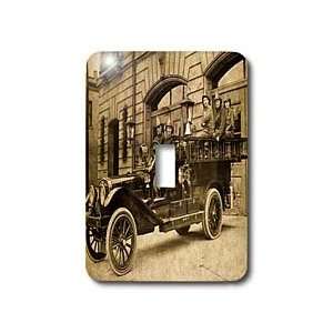 Scenes from the Past Magic Lantern Slides   Vintage Fire Engine with 