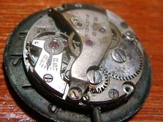 Green Horse Swiss made movement 21 jewels for parts  