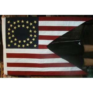 35 Star American Civil War Flag. U.S. Cavalry Guidon 