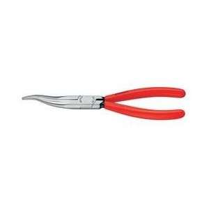  Pliers,cranked,half Rnd,8 In,40 Deg,red   KNIPEX
