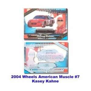  Wheels American Muscle 04 Kasey Kahne Premier Card Sports 