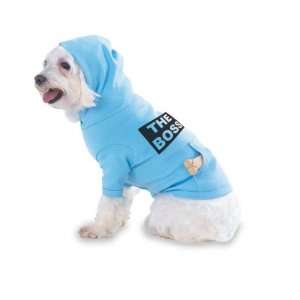  THE BOSS Hooded (Hoody) T Shirt with pocket for your Dog 