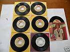 Lot of 9 , Andy Gibb,1 Barry Gibb,Bee Gees 45, records,Desire