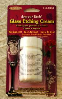 Armour Deluxe Glass Etching Kit With 85 Stencils + Extra Cream 