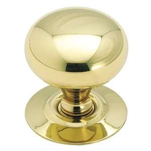  Amerock Solid Brass 1 1/4 Cabinet Knob With Backplate 