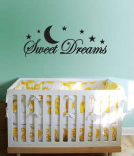 Sweet Dreams #2   Vinyl Wall Art Decal Quotes Kids Nursery  