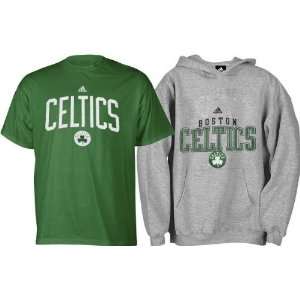  Boston Celtics Youth adidas Hooded Fleece Sweatshirt and 