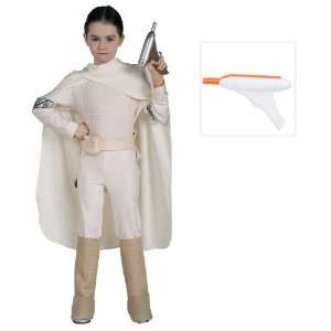 Star Wars Padme Amidala Deluxe Child Costume including Blaster   Small