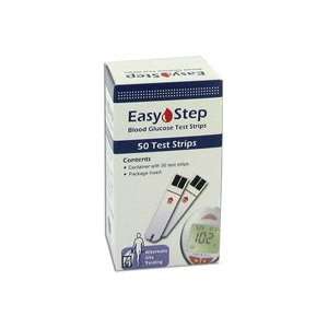  Easy Step Blood Glucose Test Strips   50 ea Health 