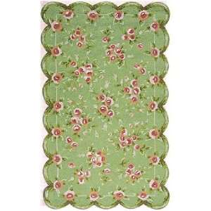  The Rug Market Kids Emily 11291 Green and Pink Kids Room 