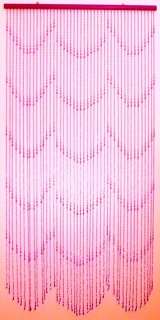 30Pink Raindrop Beaded Bead Curtain Decor/Doorway/Wall  